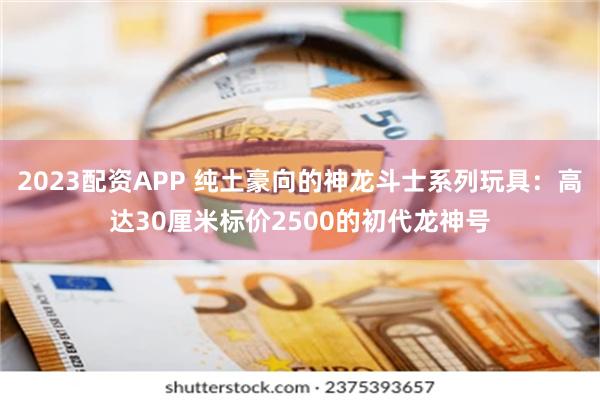 2023配资APP 纯土豪向的神龙斗士系列玩具：高达30厘米标价2500的初代龙神号