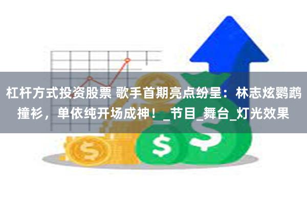 杠杆方式投资股票 歌手首期亮点纷呈：林志炫鹦鹉撞衫，单依纯开场成神！_节目_舞台_灯光效果